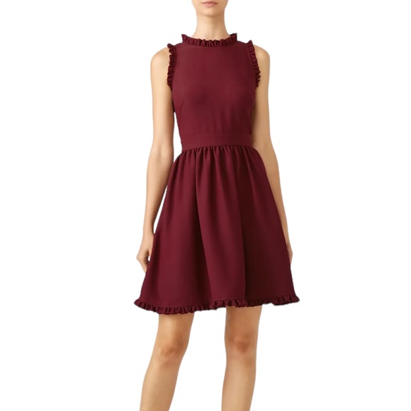 Kate Spade New York Cherry Ruffle Dress Size XS - Picture 8 of 12